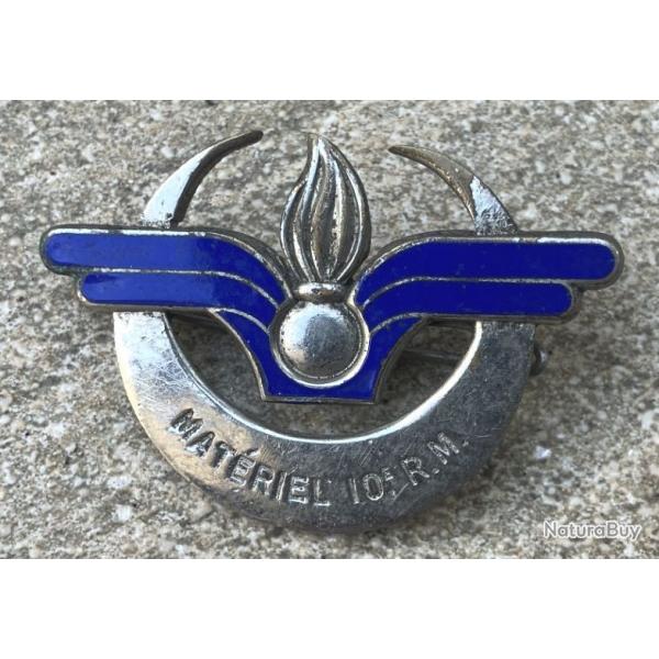 Direction du Matriel, 10 Rgion Militaire, pastille ronde ajoure