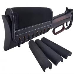 Support de crosse - Buttstock - Noir - Livraison GRATUITE