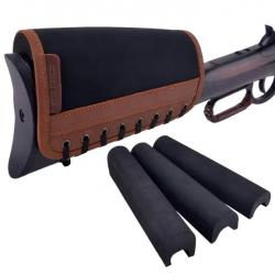 Support de crosse - Buttstock - Marron - Livraison GRATUITE