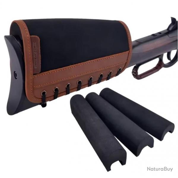 Support de crosse - Buttstock - Marron - Livraison GRATUITE