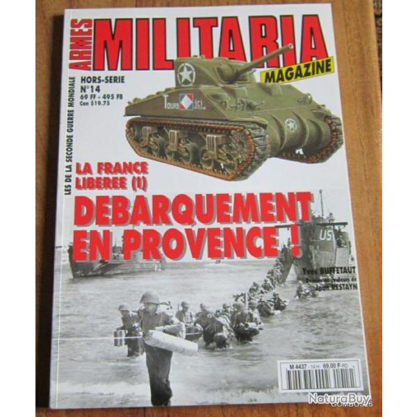 Revue Armes Militaria : Dbarquement en provence HS No14 et1