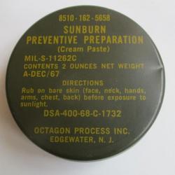 Vietnam US ARMY/USMC Sunburn Preventive