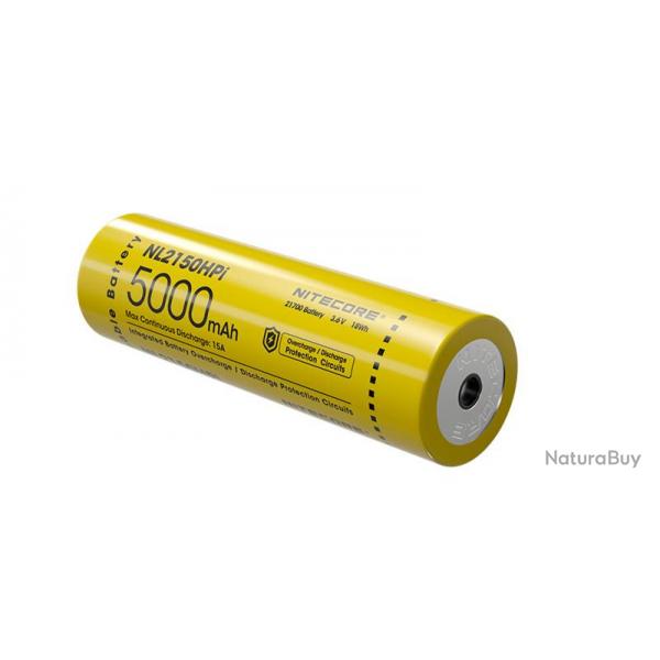 Accus li-ion 21700 rechargeable - 5000mAh 3.6V