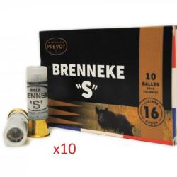 munition Prevot brenneke "s" cal 16 x10