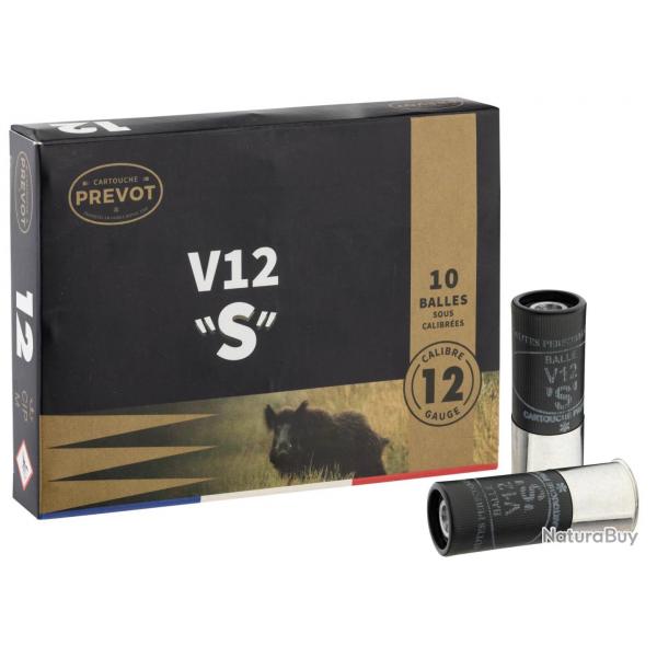 Balle Prvot Super V12 S Demie-Blinde Calibre 12/70