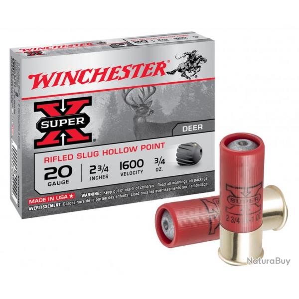 Balle Winchester Super X Calibre 20/70