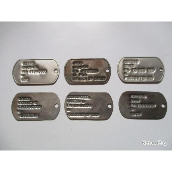 Lot dog tags RA US Vietnam (1)