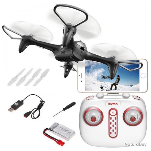 Drone FPV Camra X15W SYMA 2.4 Ghz RTF avec Retour Vido sur Smartphone