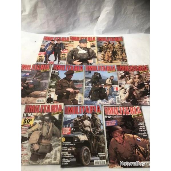 Pack Magazines Armes Militaria du No 100  109 et20