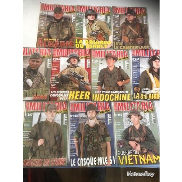 Pack Magazines Armes Militaria du No 240  249 et19