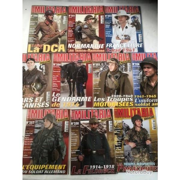 Pack Magazines Armes Militaria du No 250  259 et19