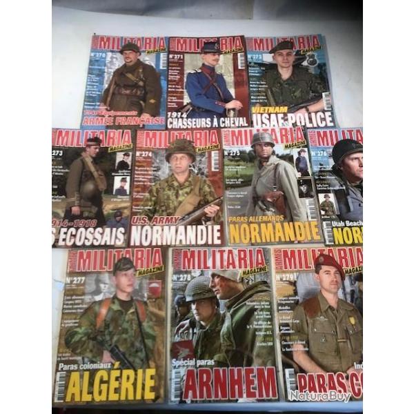 Pack Magazines Armes Militaria du No 270  279 et19