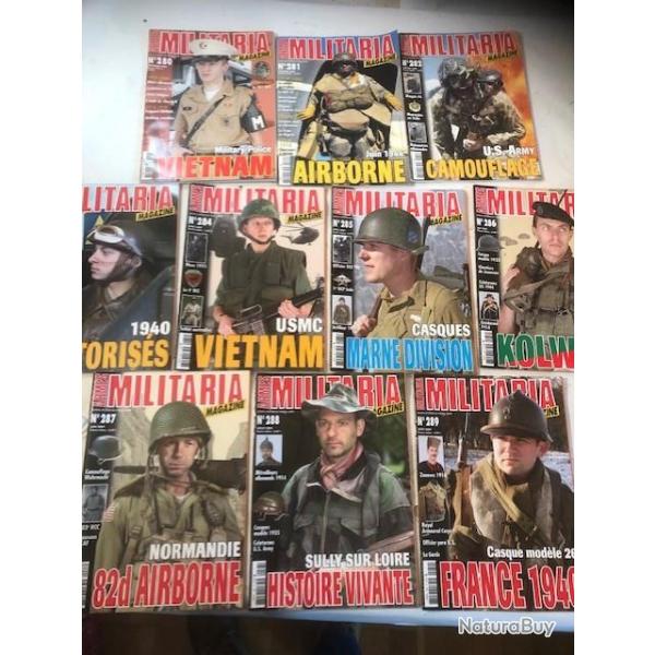 Pack Magazines Armes Militaria du No 280  289 et19