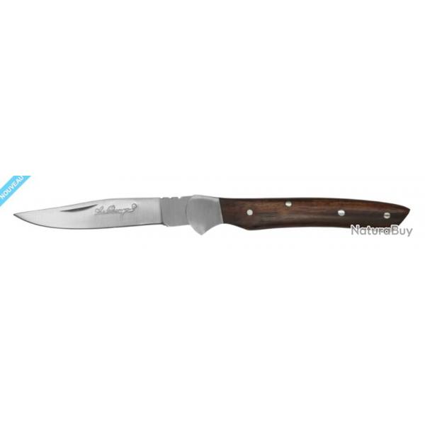 Couteau de poche pliant 12 cm Le BOUGNA lgance - Palissandre - Etui cuir offert.
