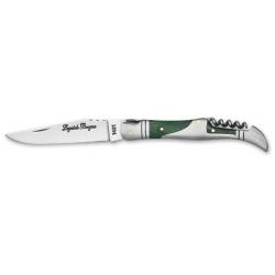 Couteau de poche pliant TB 3 M bois coloré vert