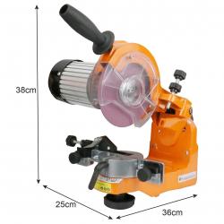 Affûteuse de chaîne de tronçonneuse électrique 230 watts 3000 tr min 2 meules 3,2 mm et 4,7 mm d ép
