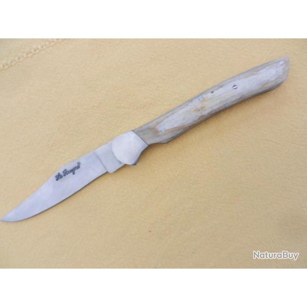 Le Bougna - couteau canif de poche - manche bois blanc