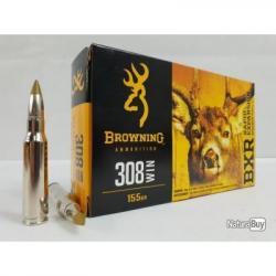 Munition grande chasse Browning cal. 308 Win, 150gr