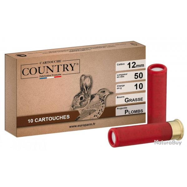 Cartouche Country Calibre 12 MM Numro