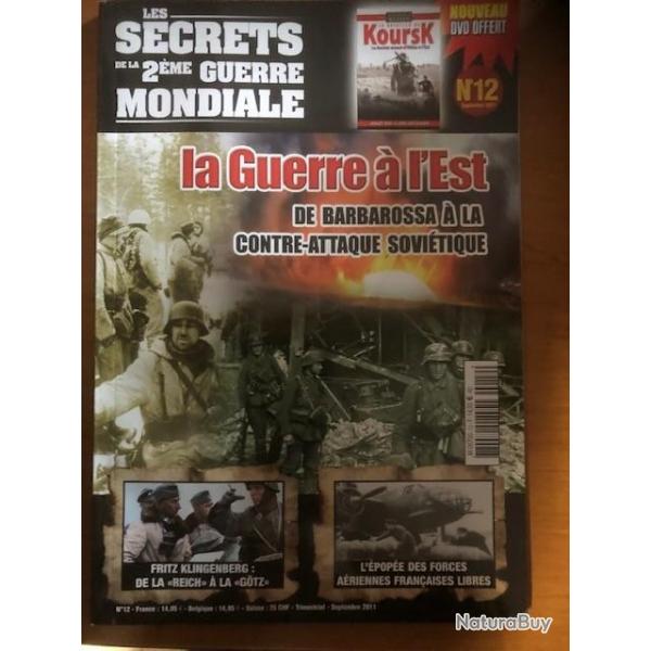 revue Les secrets de la 2eme guerre mondiale No 12 : La guerre  l'Est et17