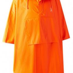 Poncho imperméable orange de chasse Hurricane Deerhunter Orange M/L/XL