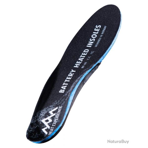 Semelles chauffantes Bluetooth Srie Pro, Heat Exprience Noir 41 - 43