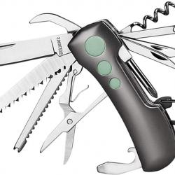 Couteau multifonctions 15-en-1 - Pliant - Livraison gratuite et rapide