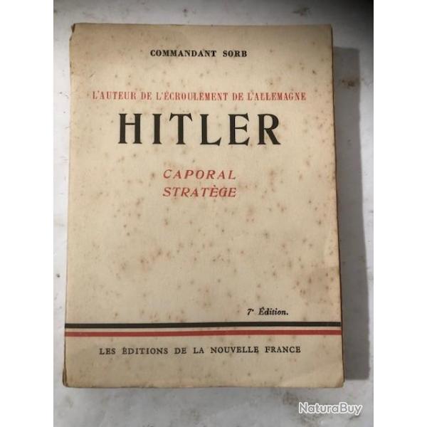 Livre Hitler Caporal Stratge, 7eme Edition et18