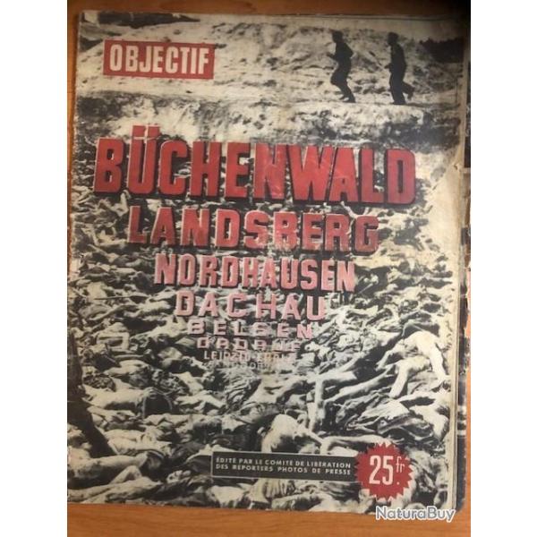 Journal Objectif Buchenwald ... par le comit de libration des reporters photos de presse et17
