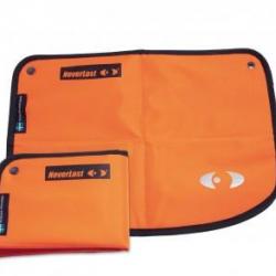 Coussin de tapis Orange Neverlost