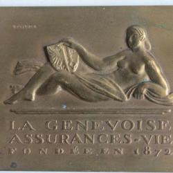 Médaille SARKI La Genevoise Assurances-vie Pochon Genève Suisse