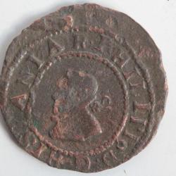Monnaie Seiseno Philippe IV Barcelone Espagne 1640