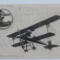 CPA Aviation Circuit de l'Est 1910 Dédicacé aviateurs Farman Breguet