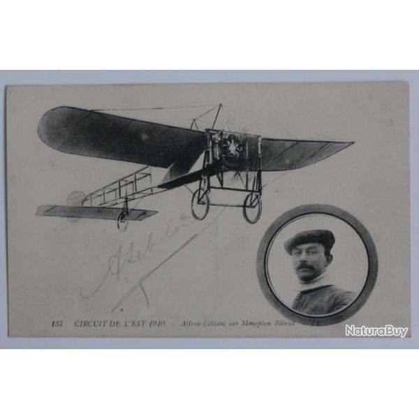 CPA Aviation Circuit de l'Est 1910 Ddicac par Alfred Leblanc