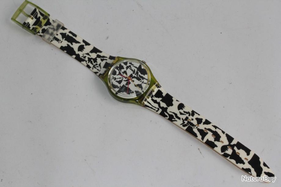 SWATCH Montre Swatch Art Edition by Niklaus Troxler GZ117 - Horlogerie  (8592662)