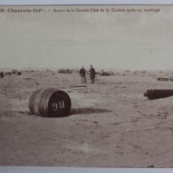 CPA Charente-Inférieure Aspect de la Grande Côte Coubre naufrage