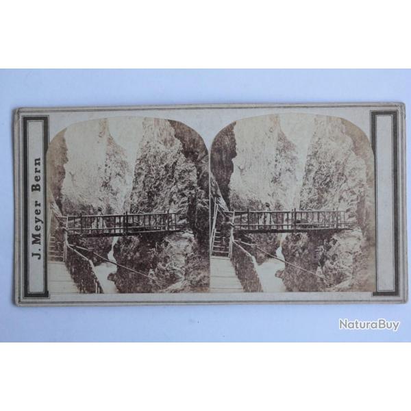 Photographie Vue stro Gorges du Trient Berne Wallis Suisse