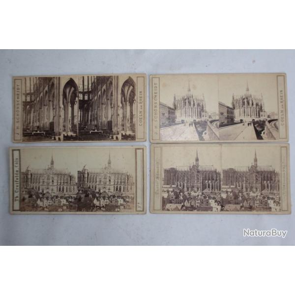 Photographies Vues stros Cathdrale de Cologne Allemagne