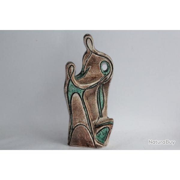 Sculpture cramique Marcel NOVERRAZ Charles COLLET Suisse 1950