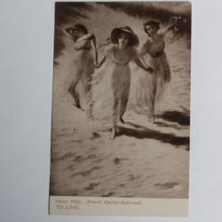 CPA Salon 1910 Pierre Carrier-Belleuse To love Femmes