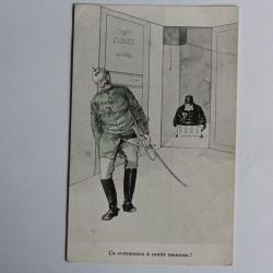 CPA satirique Guillaume Ça commence à sentir mauvais