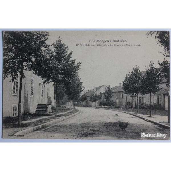 CPA Vosges Bazoilles-sur-Meuse La Route de Neufchteau