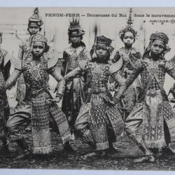CPA Cambodge Phnom-Penh Danseuses du Roi