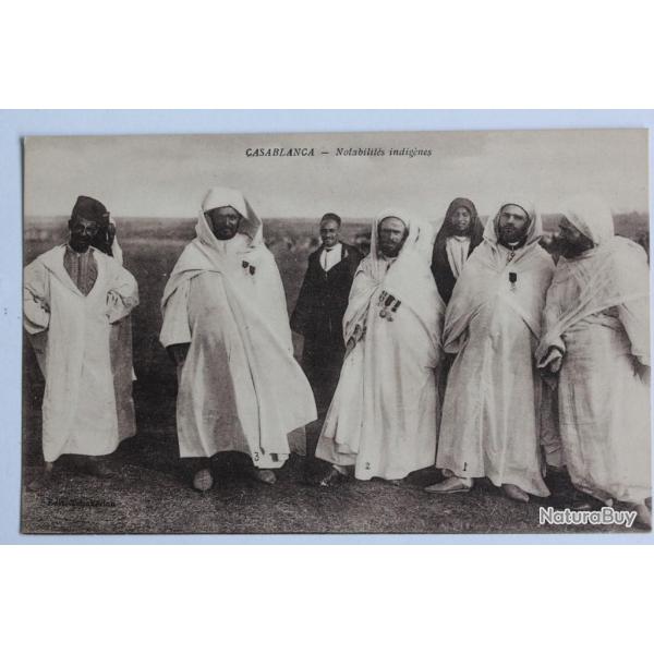 CPA Maroc Casablanca Notabilits indignes