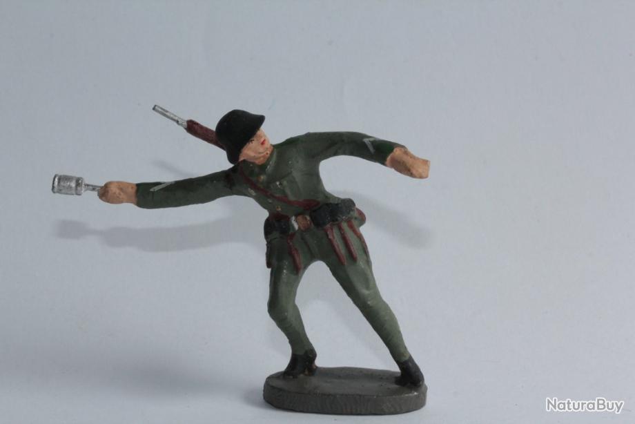 Jouet ELASTOLIN Soldat lanceur de grenade - Soldats et figurines