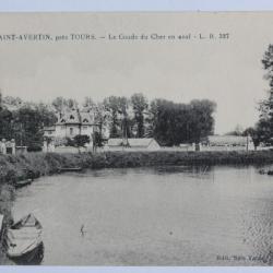 CPA Indre-et-Loire Saint-Avertin Coude du Cher en aval