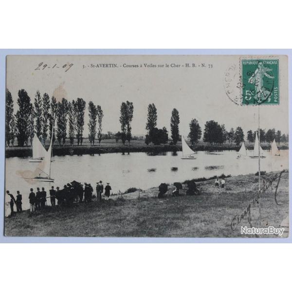 CPA Indre-et-Loire St-Avertin Courses  voiles sur le Cher