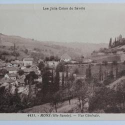 CPA Haute-Savoie Mons Vue générale