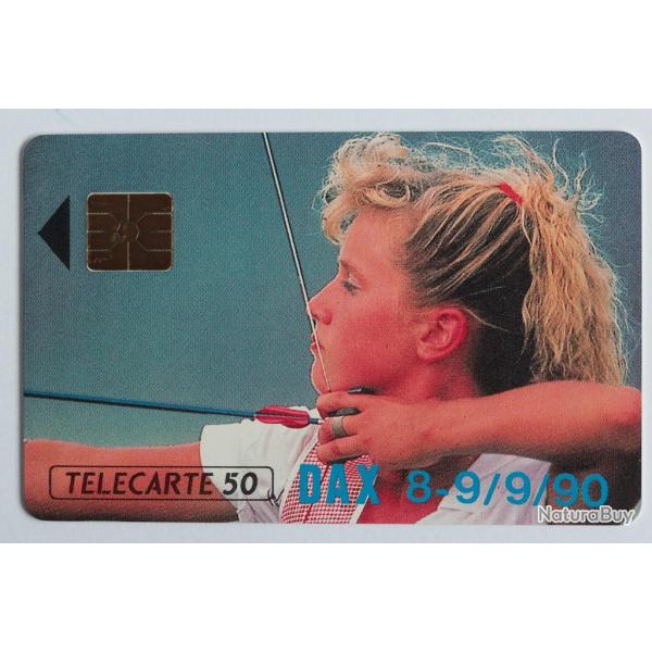 Tlcarte  puce France Prive Dax Championnat de tir  l'arc 1990