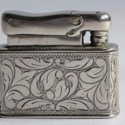 Briquet essence argent 925 Monopol automatic Colibri